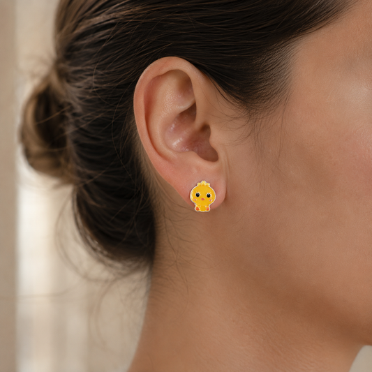 Aretes Figuritas en Esmalte
