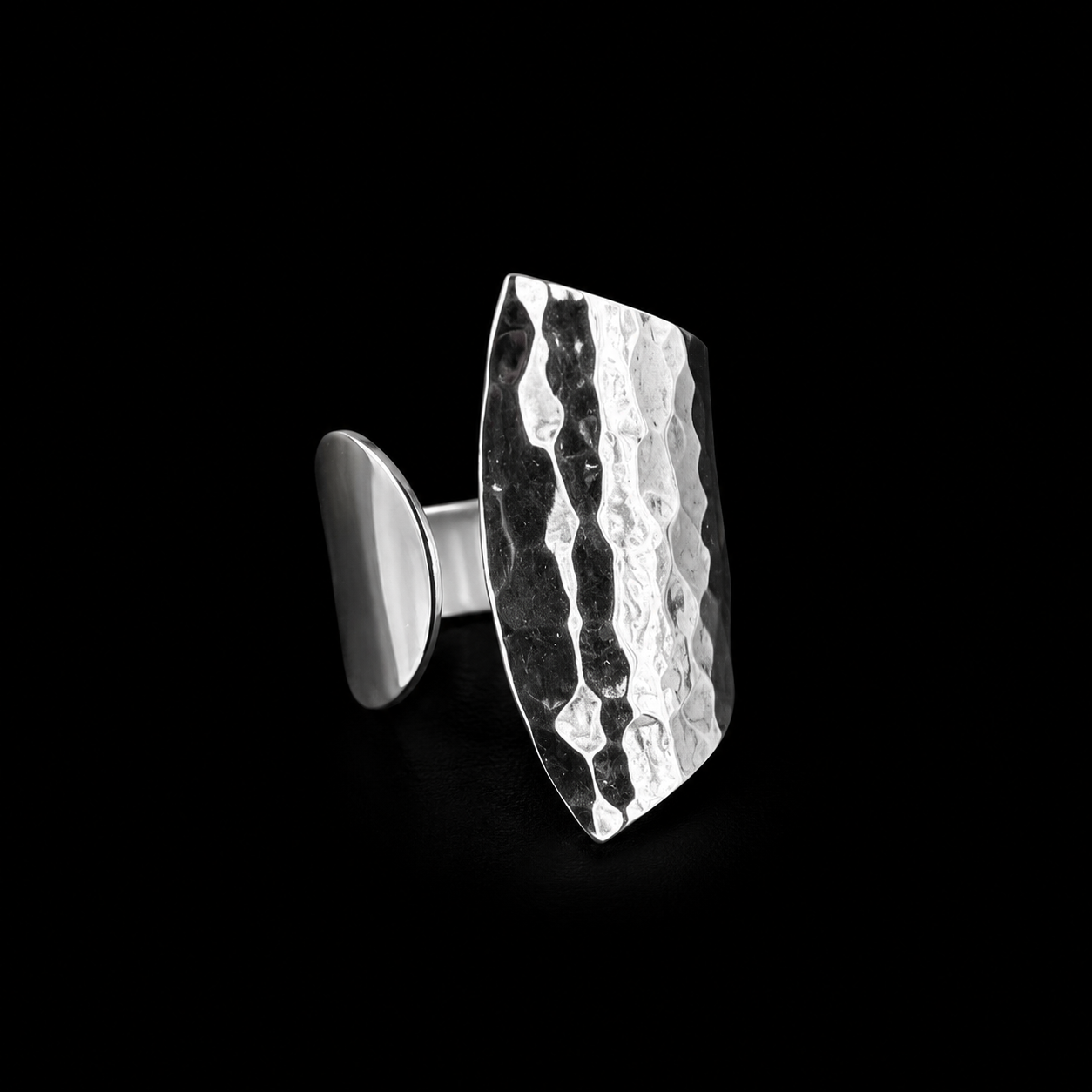 Anillo Anular Martillado