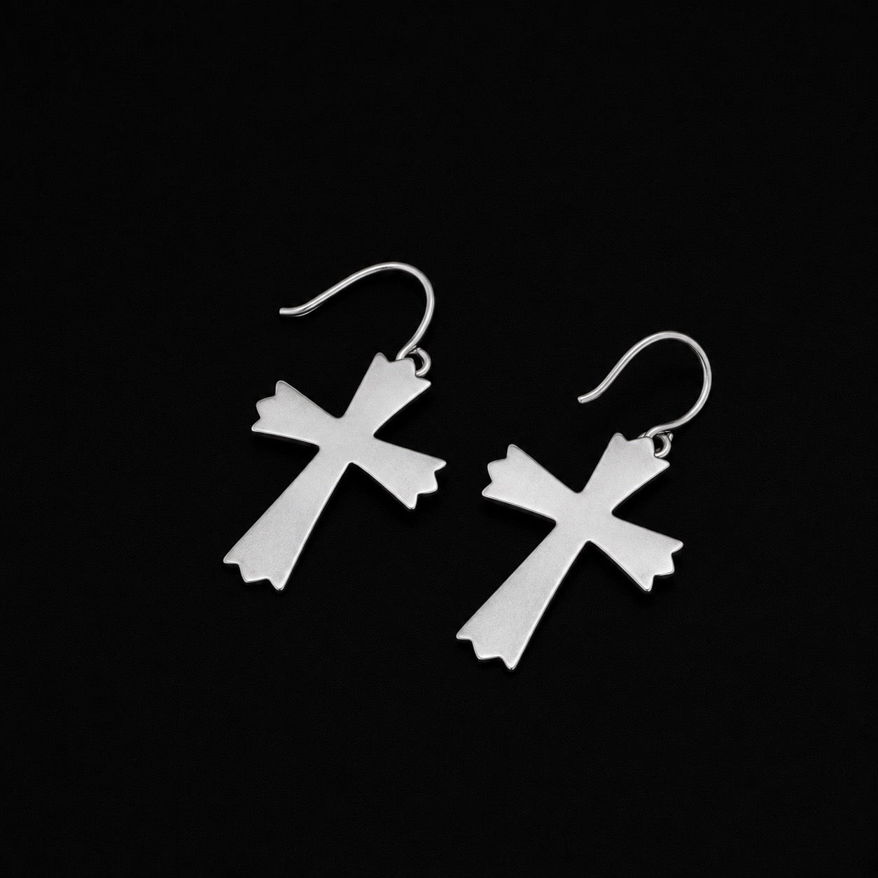 Aretes Colgantes Cruz Española