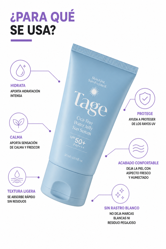 Tage Cica-Tree Water Jelly Sun Serum SPF50+ PA++++