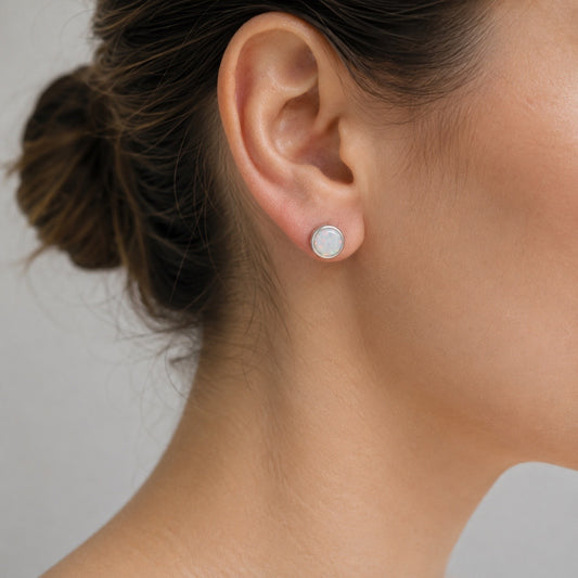 Aretes de Ópalo