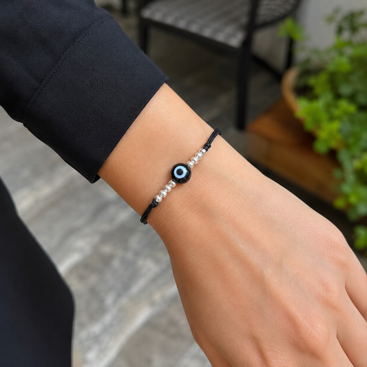 Pulsera Ojo Turco de Bolita Mediana
