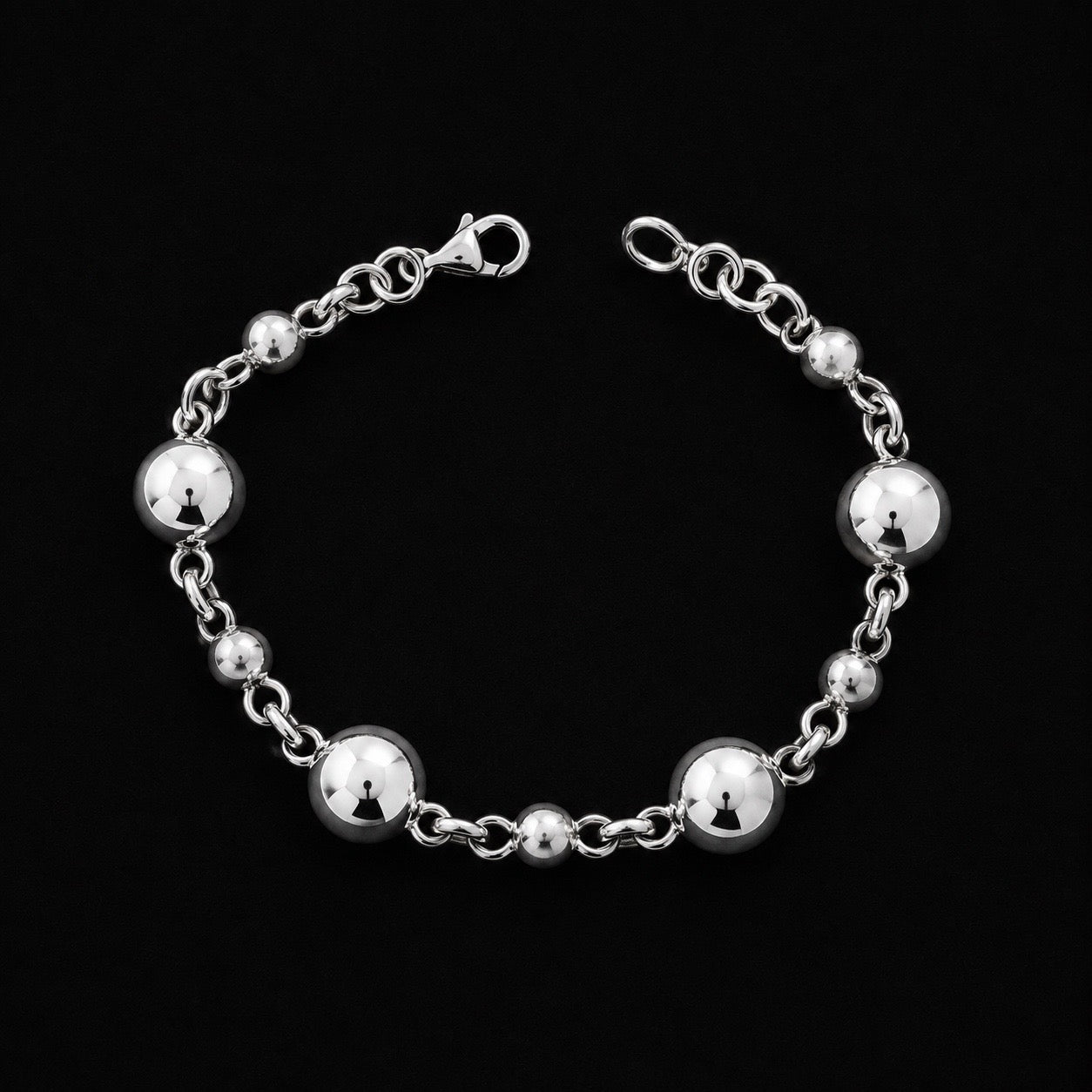 Pulsera de Perlas de Plata