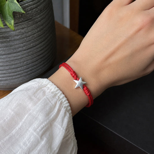 Pulsera de Piel con Estrella