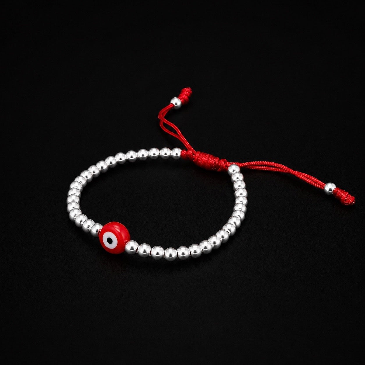 Pulsera Ojo Turco de Bebé con Perlas