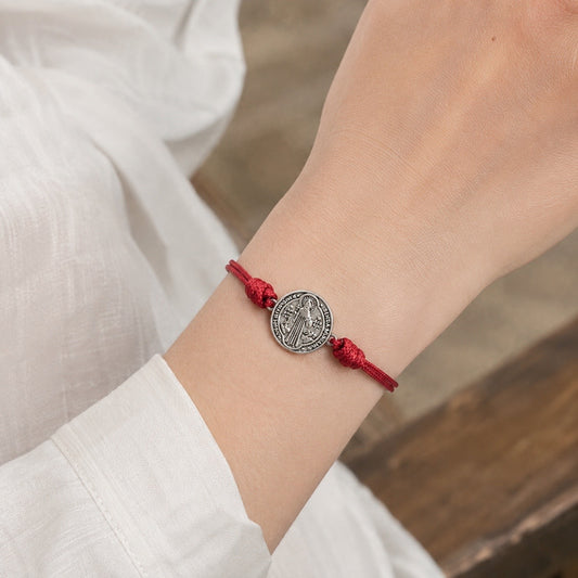 Pulsera San Benito en Piel Grande