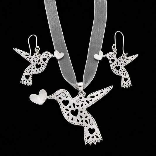 Coordinado Colibrí de Corazones