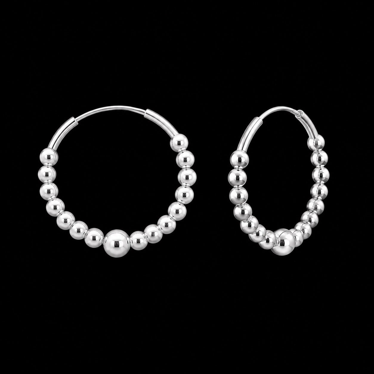 Arracadas con Perlas de Plata