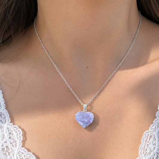 Dije Corazón de Amatista en Drusa M