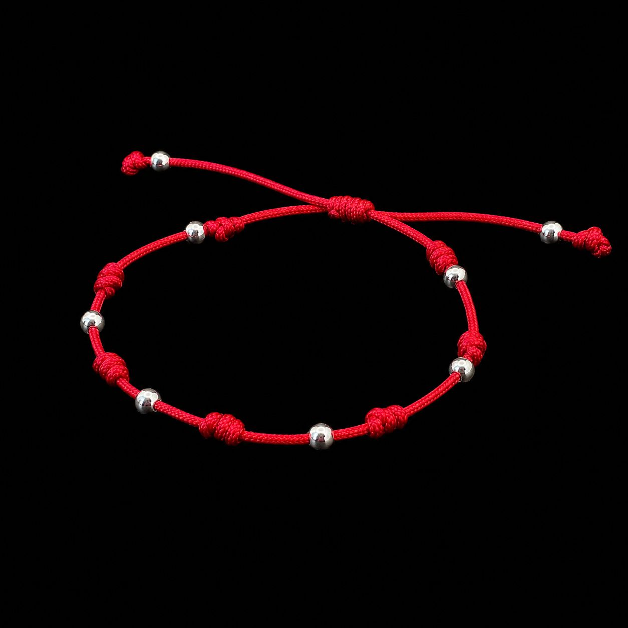 Pulsera 7 Nudos con Perla