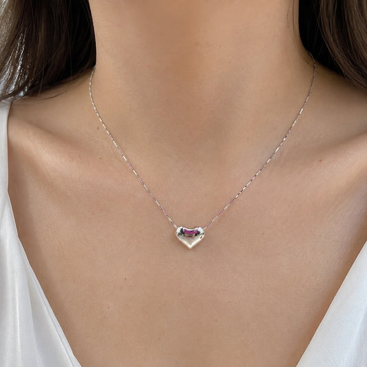 Gargantilla Corazón con Cadena Ancla