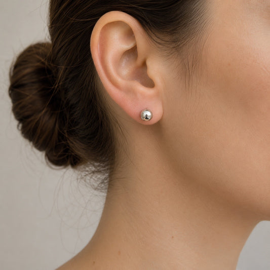 Aretes Perla de Plata