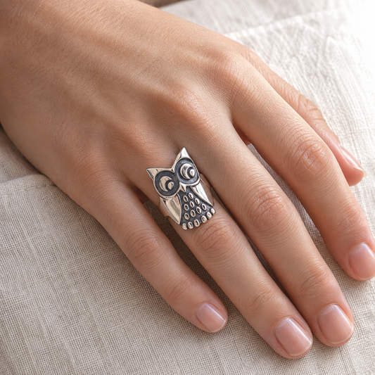 Anillo Búho Grande