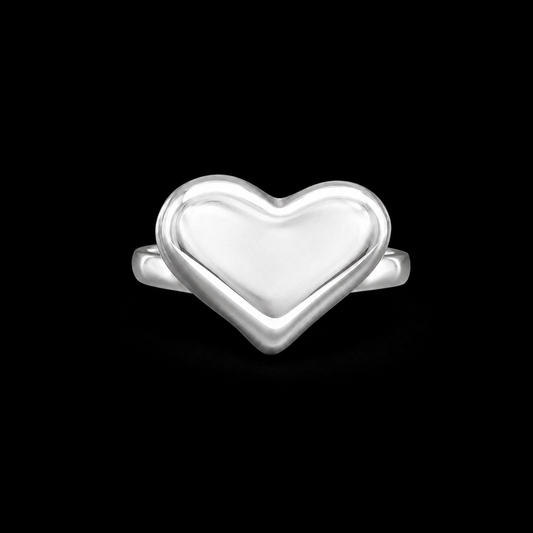 Anillo Corazón Plano