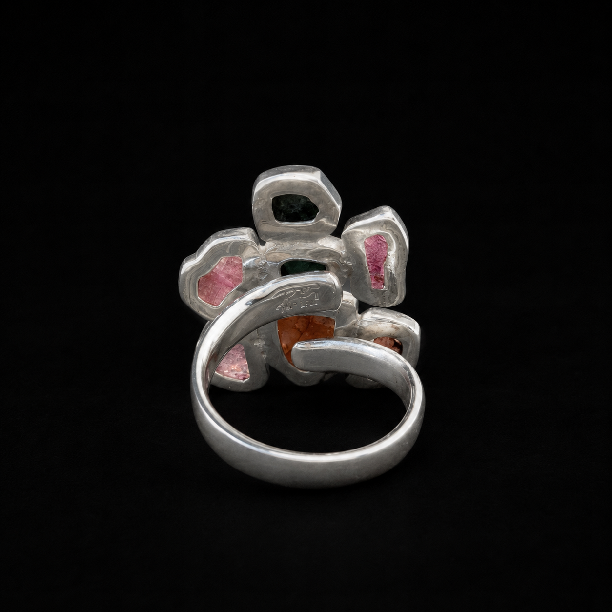 Anillo de Autor Ramo de Turmalina