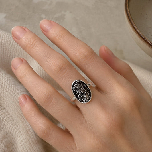 Anillo Virgen de Guadalupe Ovalado