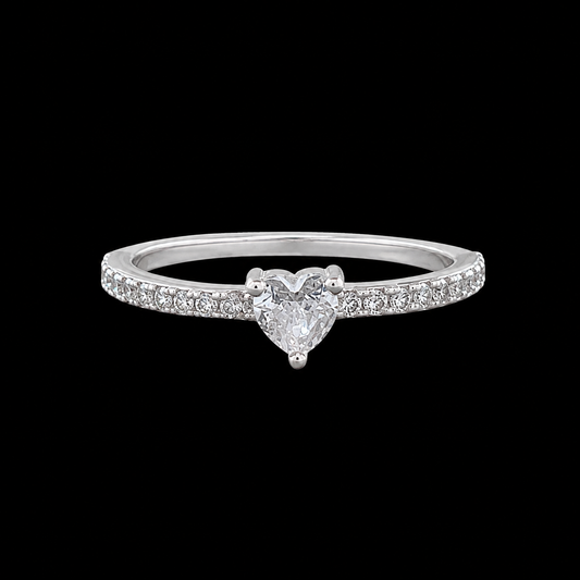 Anillo Corazón de Circonia