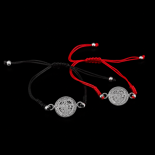 Pulsera San Benito de Hilo Doble