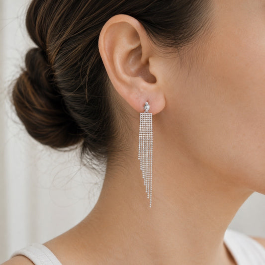 Aretes Largos Cascada