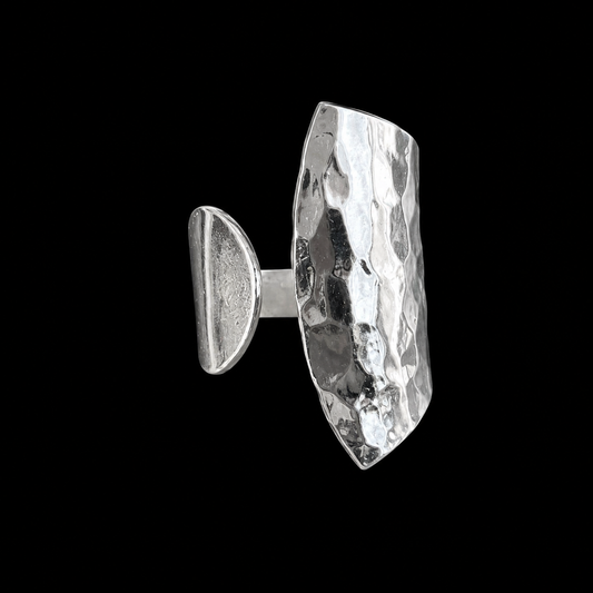 Anillo Anular Martillado