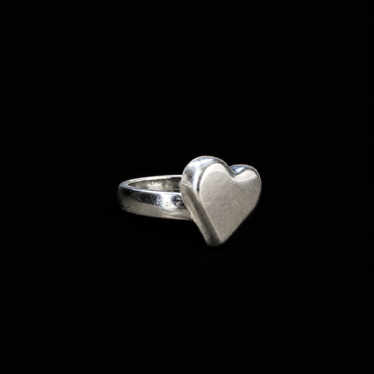 Anillo Corazón Plano