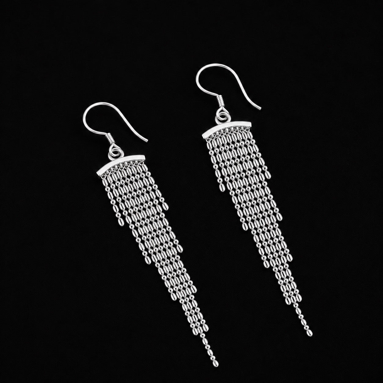 Aretes Largos Cascada Grande