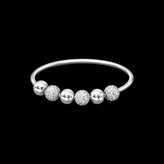 Anillo Antiestrés con Perlas