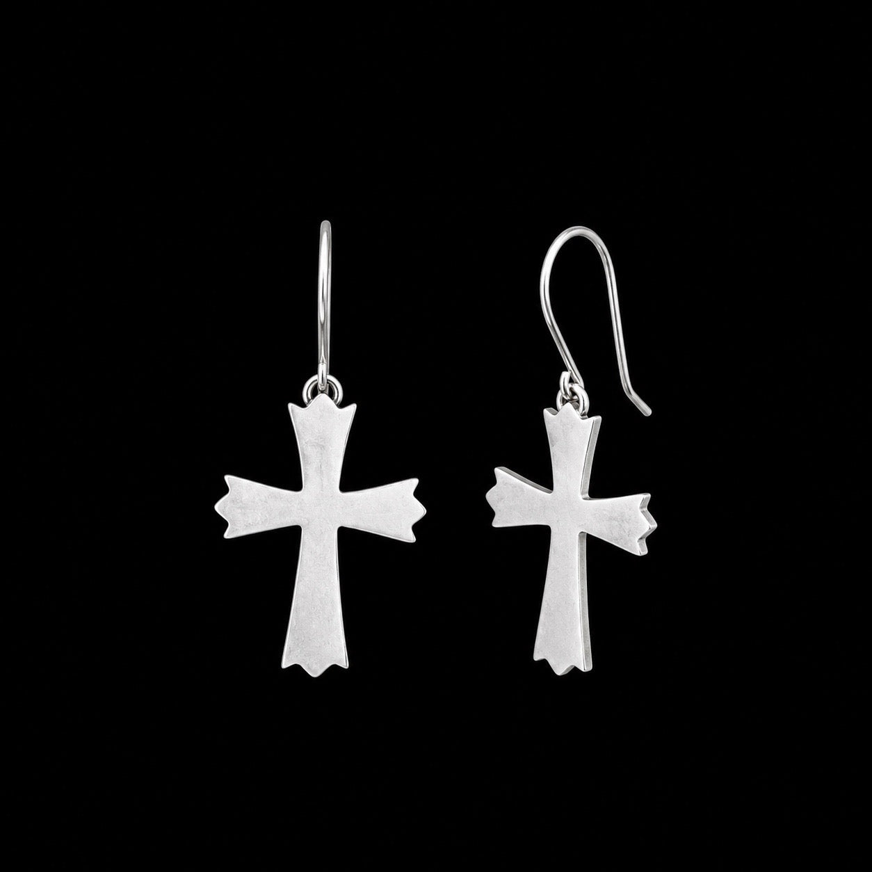 Aretes Colgantes Cruz Española
