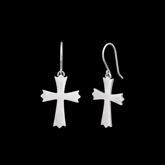 Aretes Colgantes Cruz Española