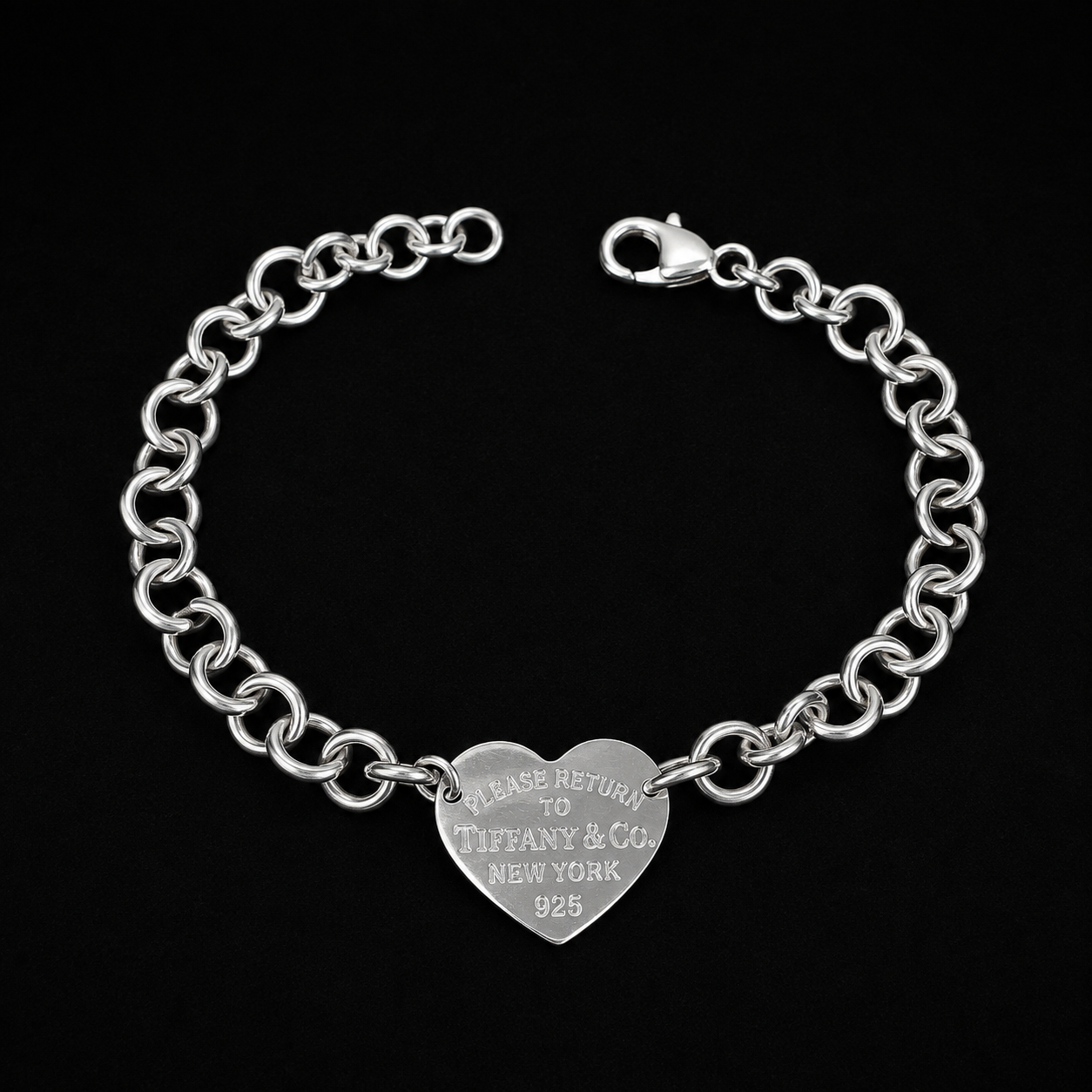 Pulsera Corazón Tipo Tiffany