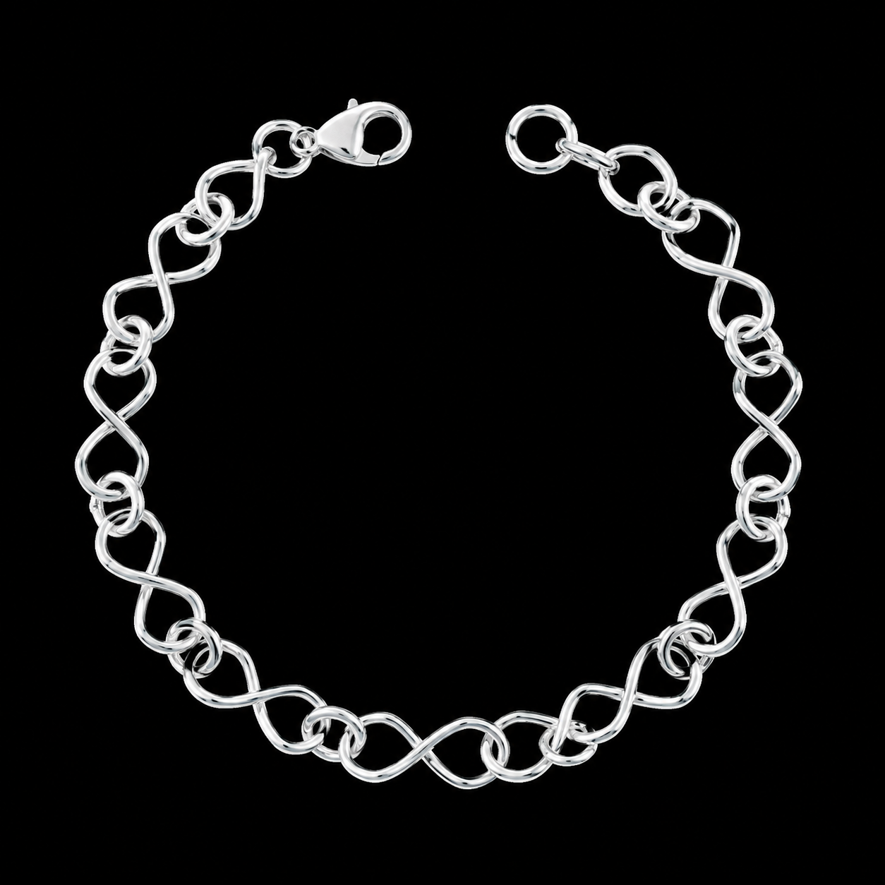 Pulsera de Infinitos Enlazados