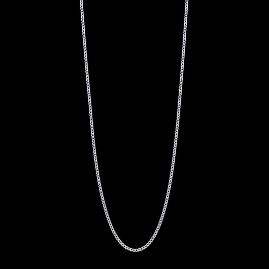 Cadena Barbada Delgada 60 cm