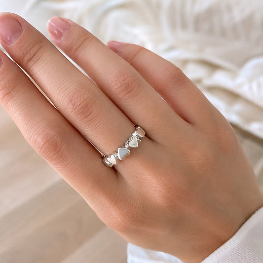 Anillo Corona de Corazones