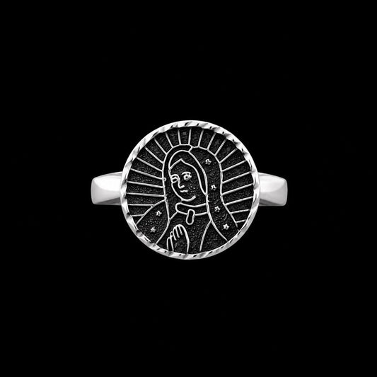 Anillo Virgen de Guadalupe Silueta