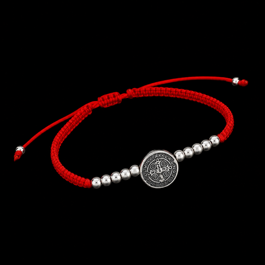 Hilo San Benito con Perlas de Plata Chico