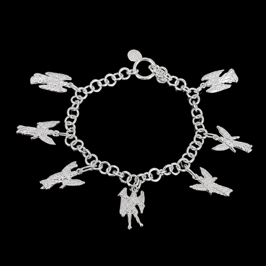 Pulsera 7 Arcángeles Tejido Antiguo