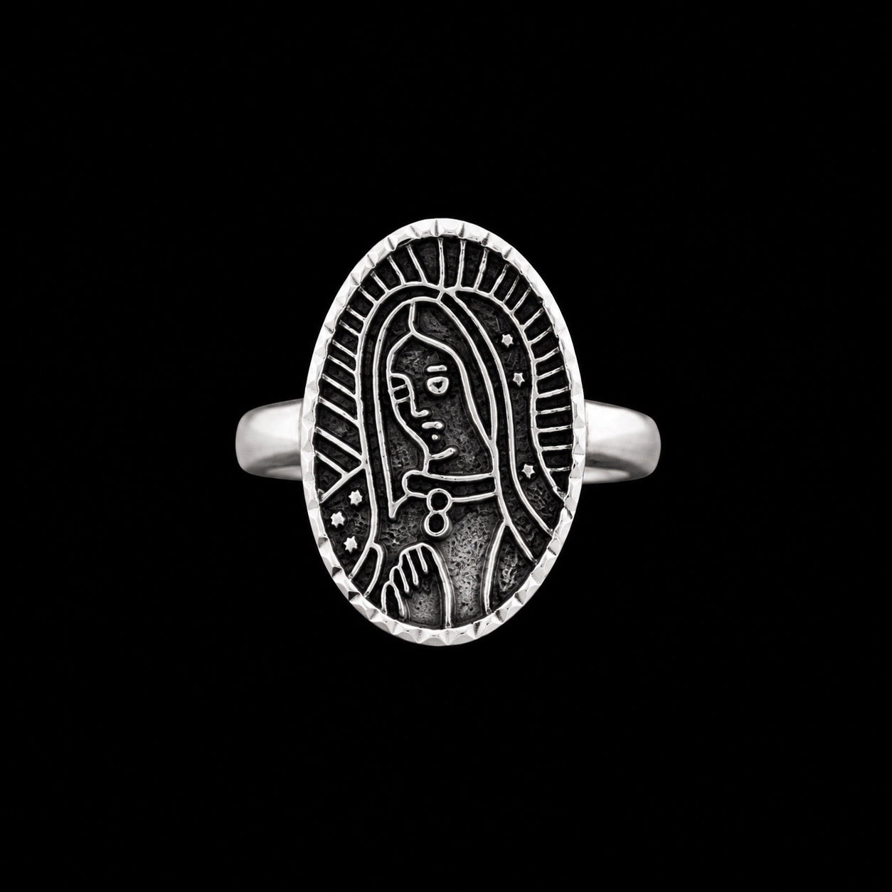 Anillo Virgen de Guadalupe Ovalado