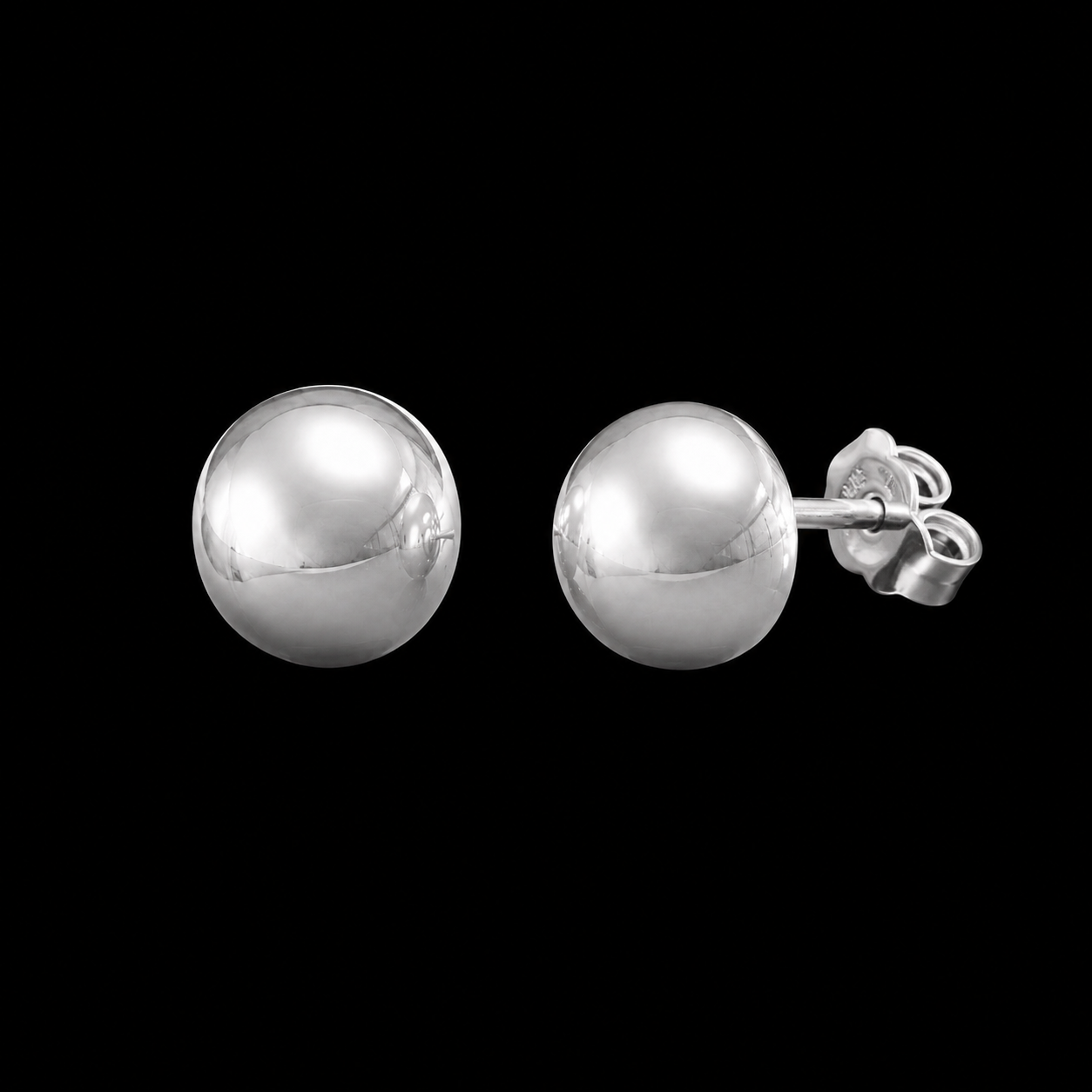 Aretes Media Bola