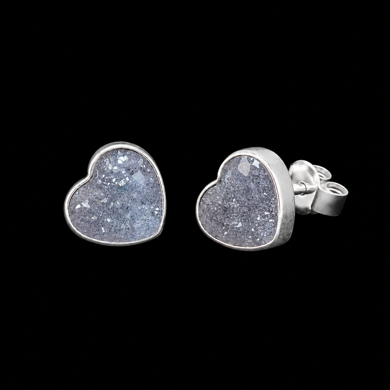 Aretes Corazón en Cornalina