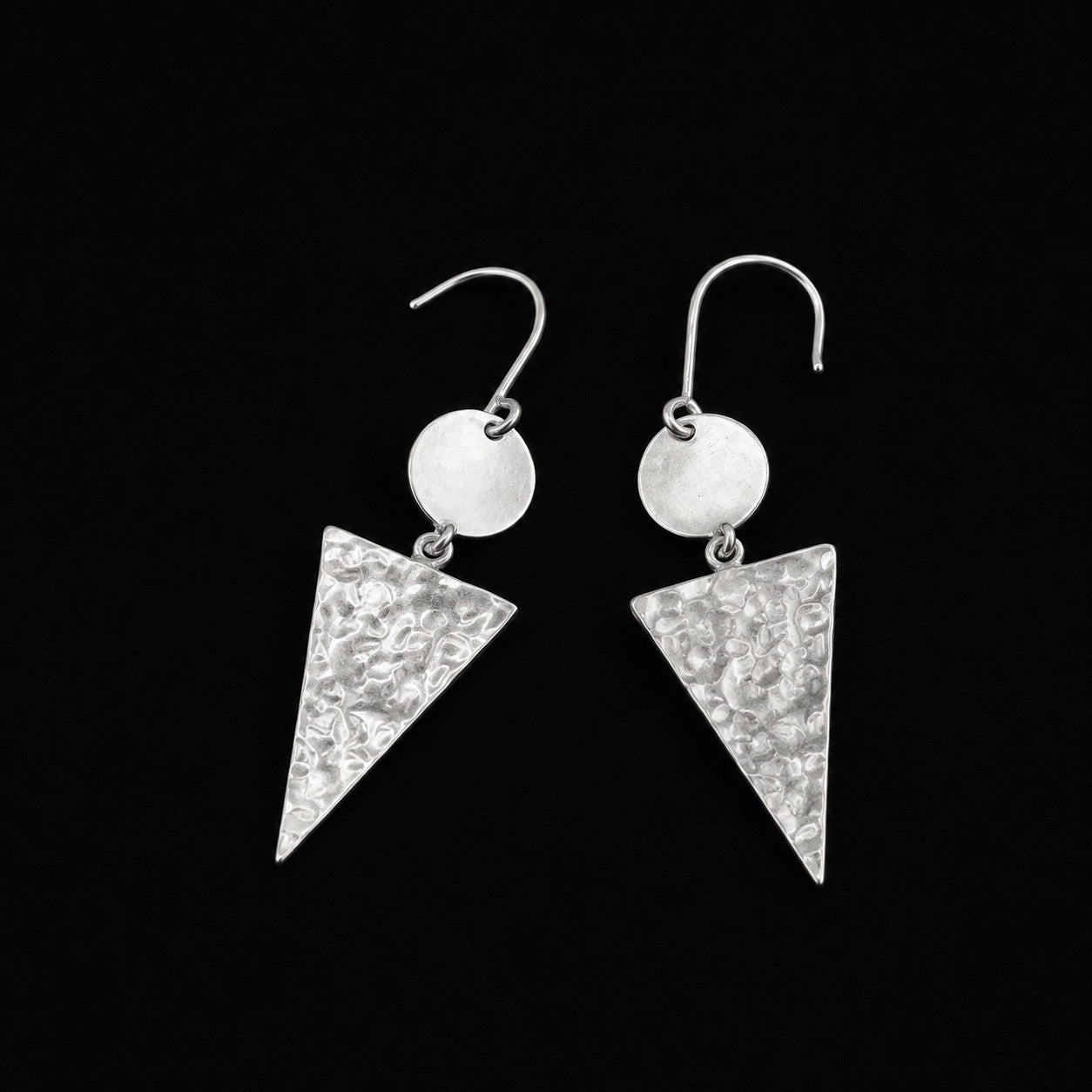 Aretes Largos Círculo y Triángulo