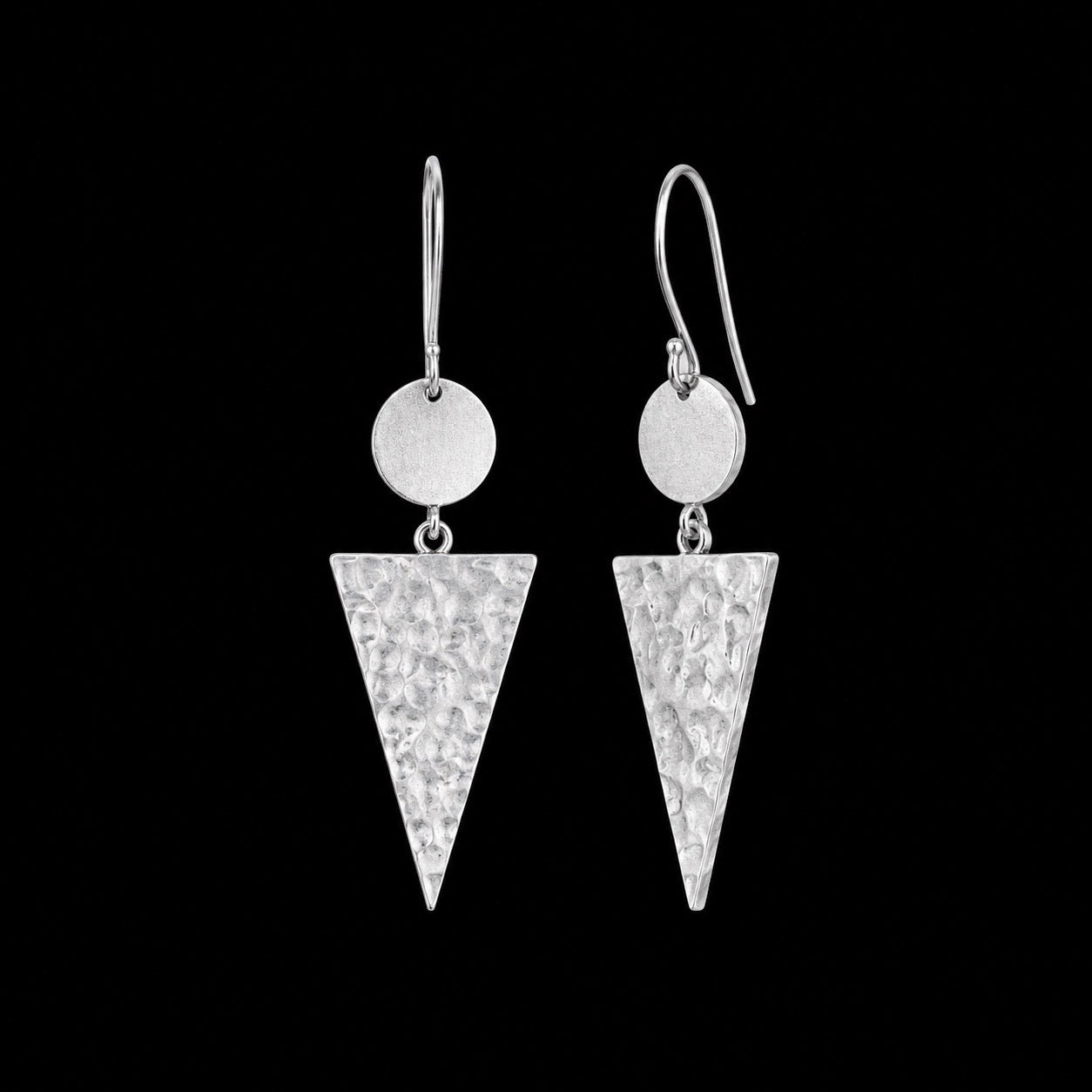 Aretes Largos Círculo y Triángulo