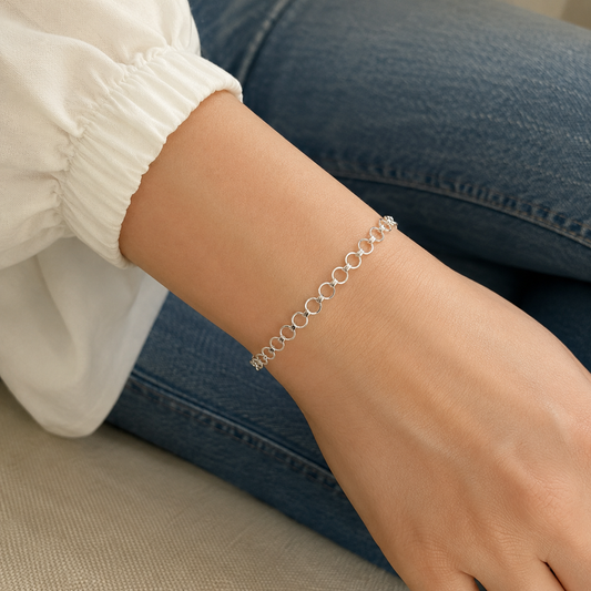 Pulsera Cadena de Círculos