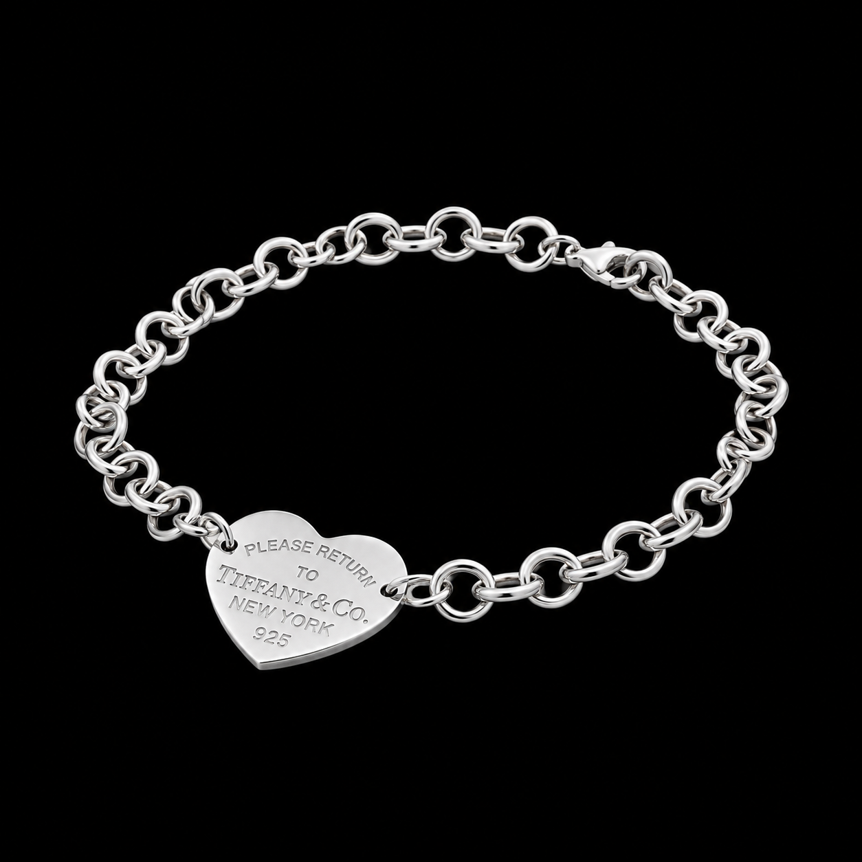 Pulsera Corazón Tipo Tiffany