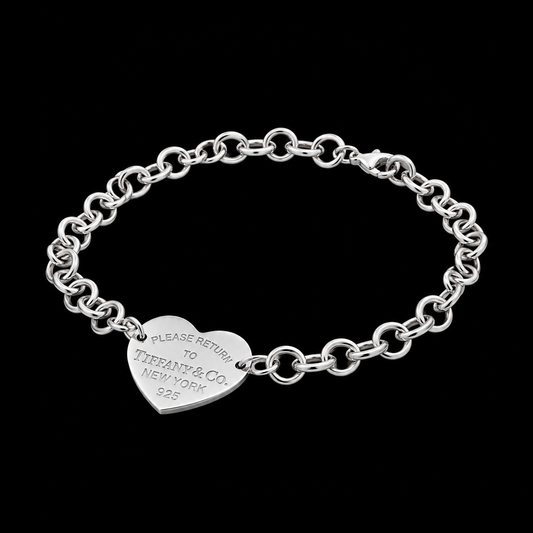 Pulsera Corazón Tipo Tiffany