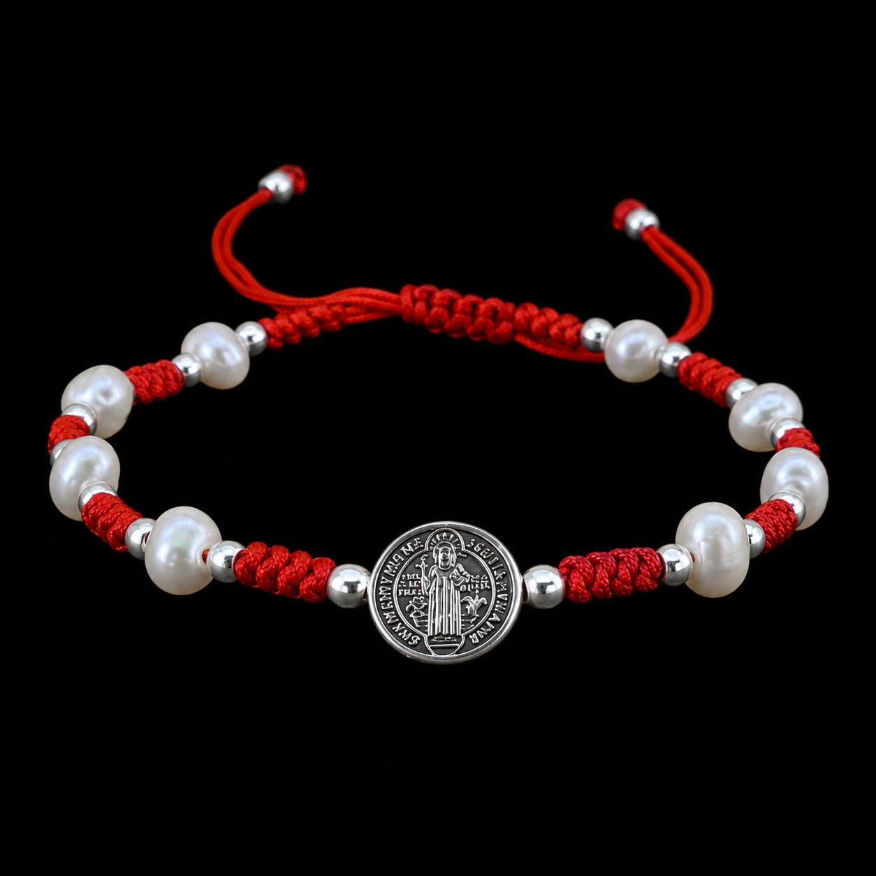 Hilo Tejido San Benito con Perlas de Río Chico