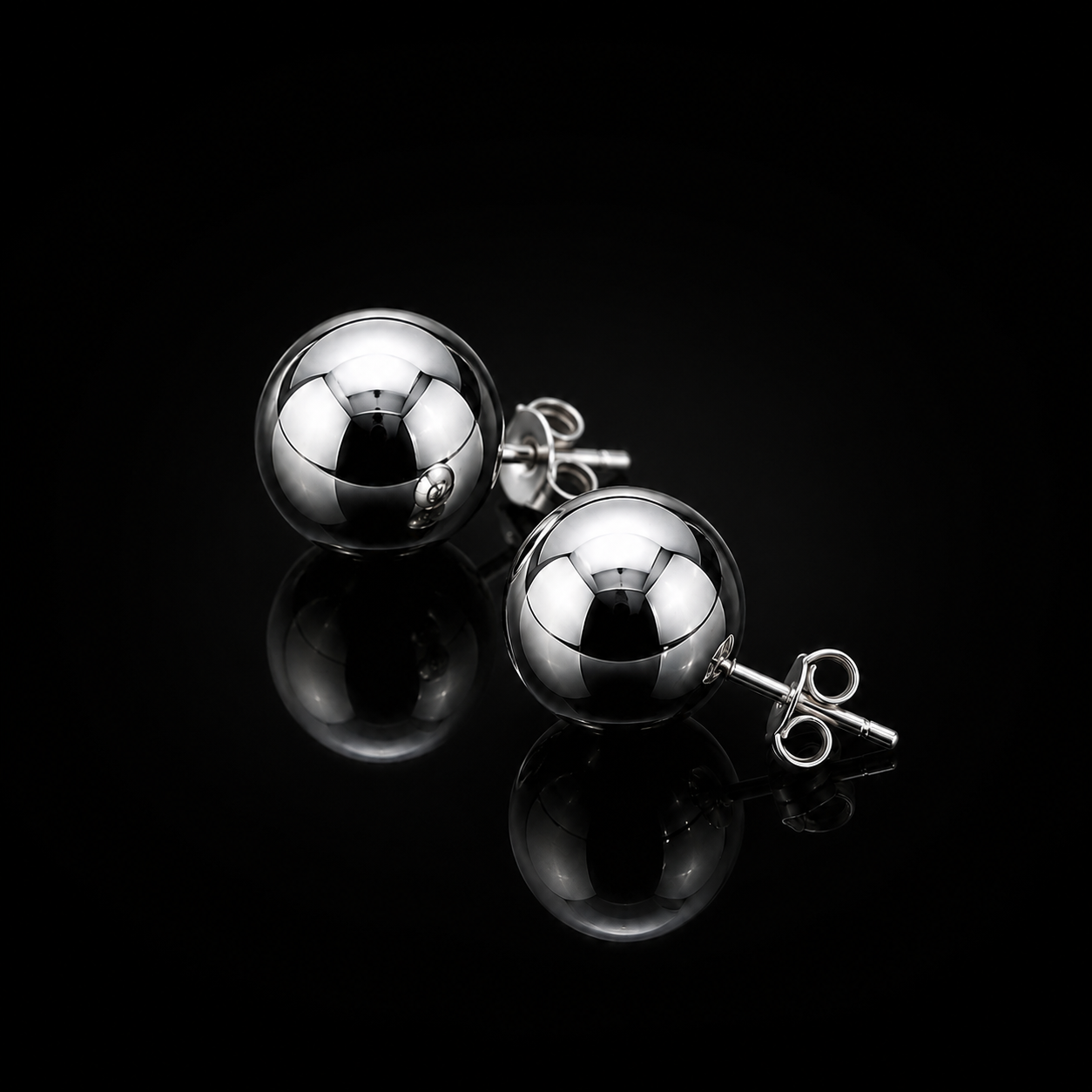 Aretes Bola de Plata