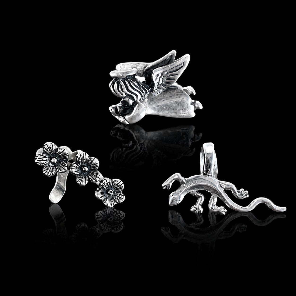 Aretes Grapa Artesanal