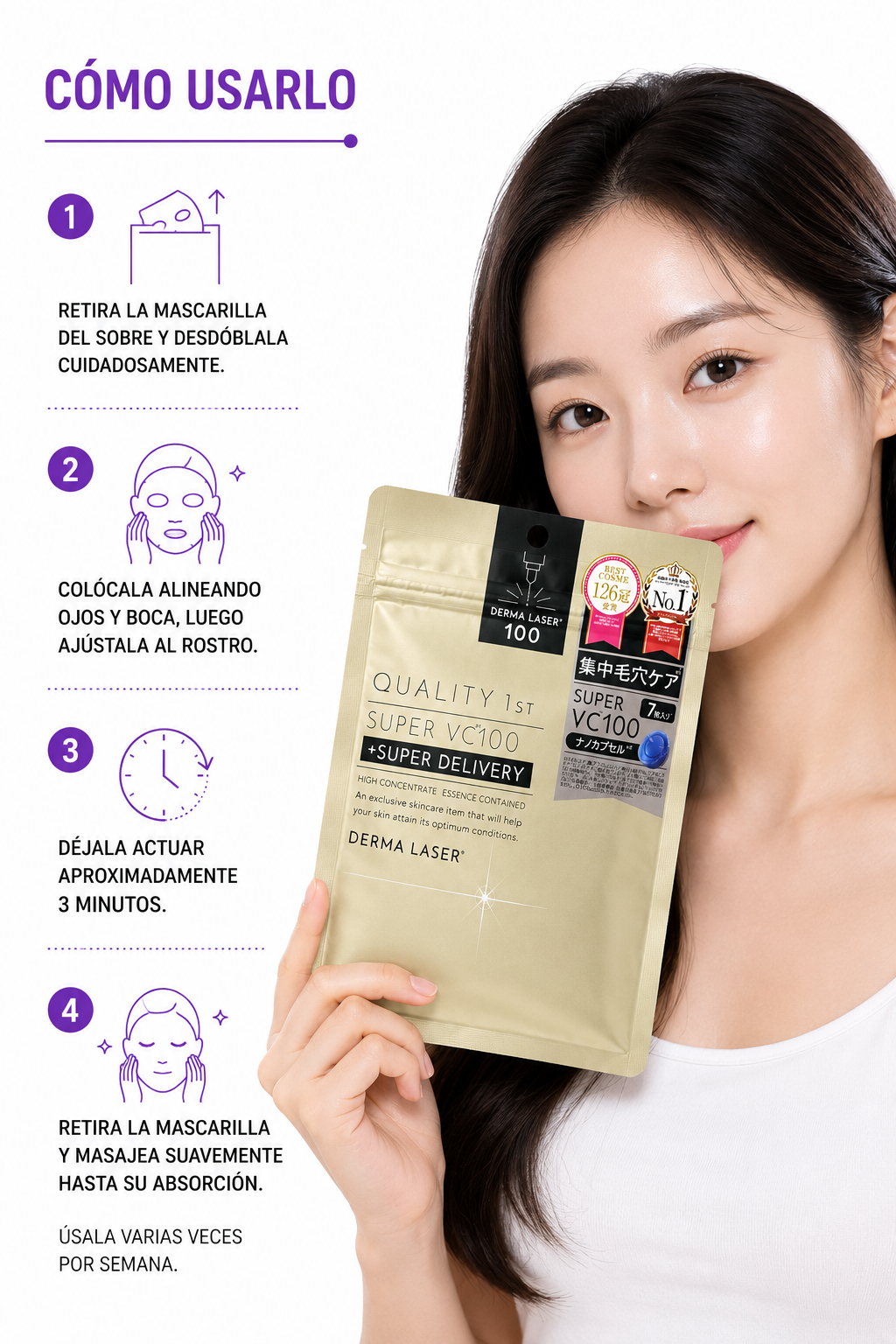 Quality First Derma Laser Super VC100 Mask