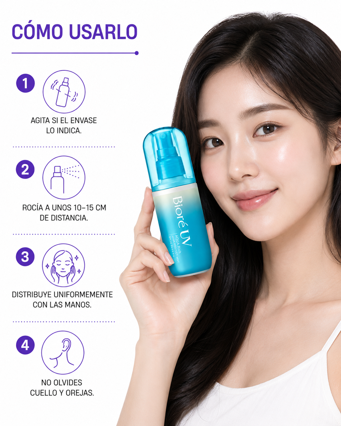 Biore UV Aqua Rich Aqua Protect Mist SPF50+ PA++++