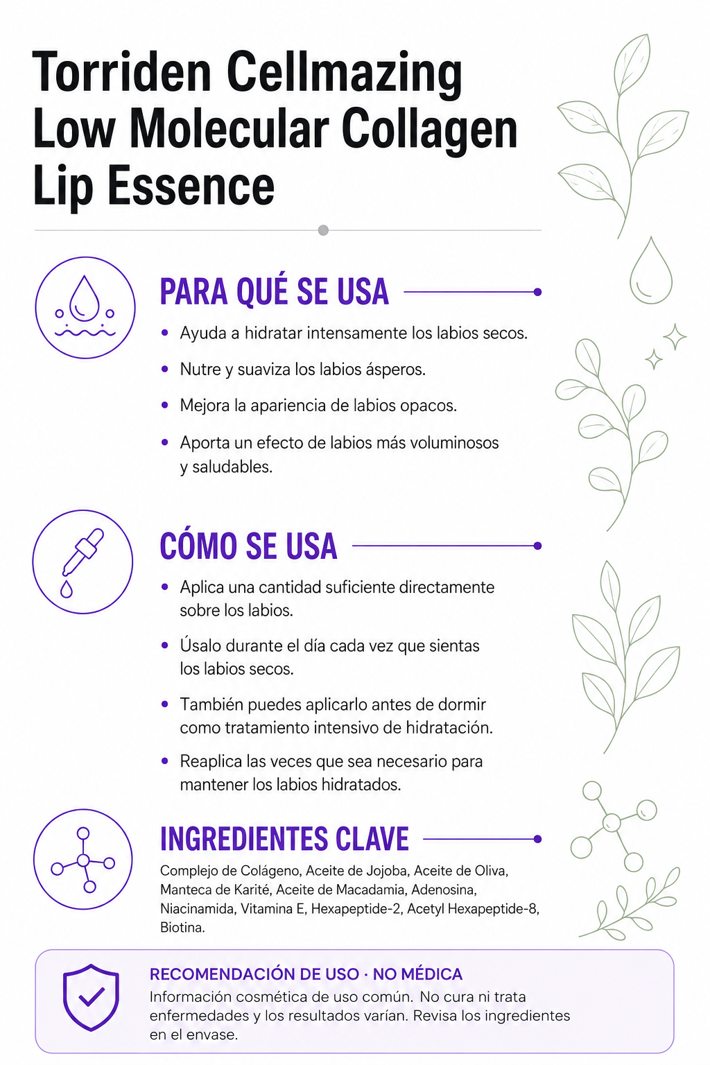 Torriden Cellmazing Low Molecular Collagen Lip Essence